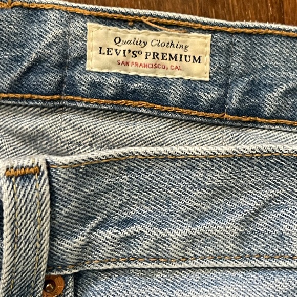 Levi’s 501 S Skinny Distressed Button Fly Jeans - size W28 L28 - Picture 7 of 7